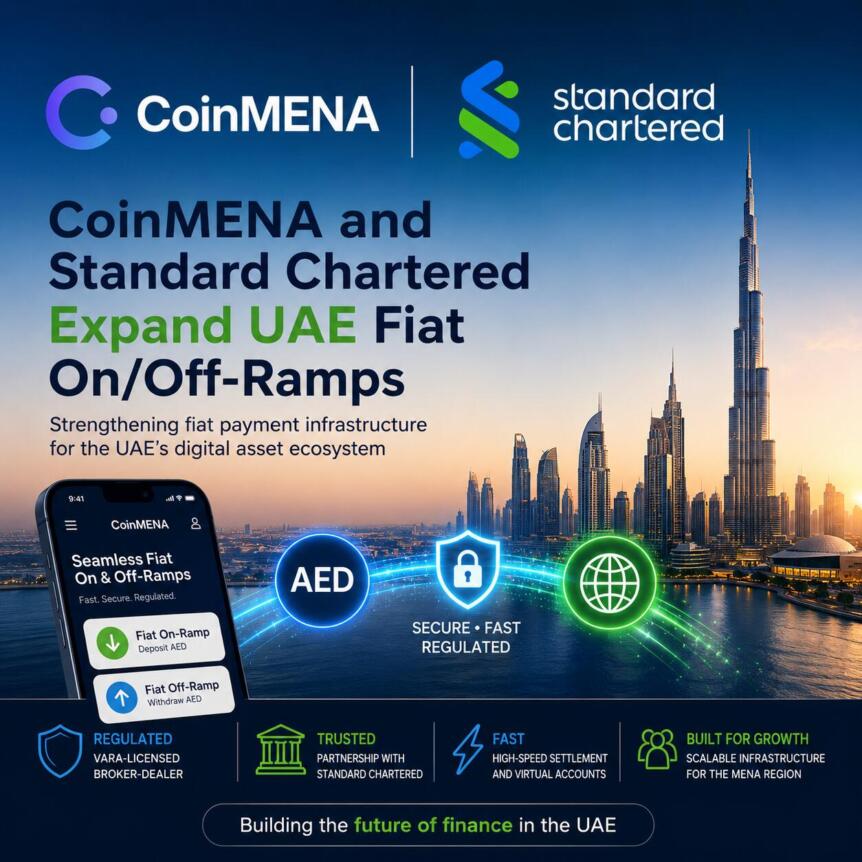 CoinMENA and Standard Chartered Expand UAE Fiat On/Off-Ramps Coinmena And Standard Chartered Expand Uae Fiat On/off-Ramps