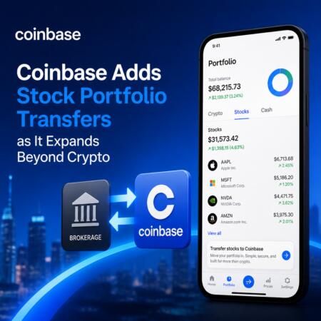 Coinbase Adds Stock Portfolio Transfers As It Expands Beyond Crypto