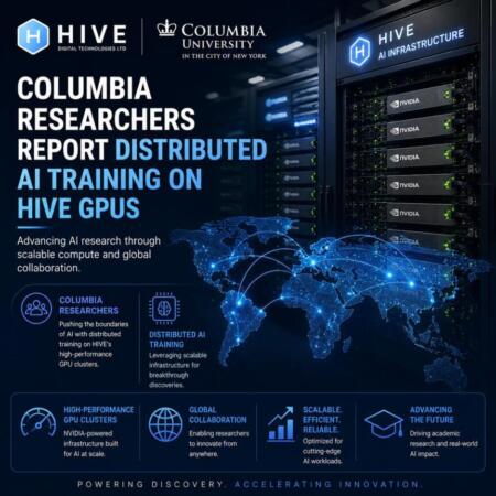 Columbia Researchers Report Distributed AI Training on HIVE GPUs Columbia Researchers Report Distributed Ai Training On Hive Gpus
