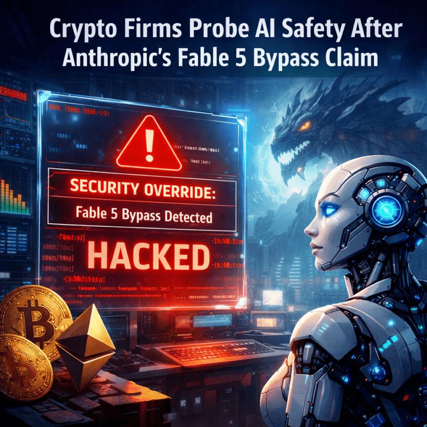 Crypto Firms Probe AI Safety After Anthropic’s Fable 5 Bypass Claim Crypto Firms Probe Ai Safety After Anthropic's Fable 5 Bypass Claim