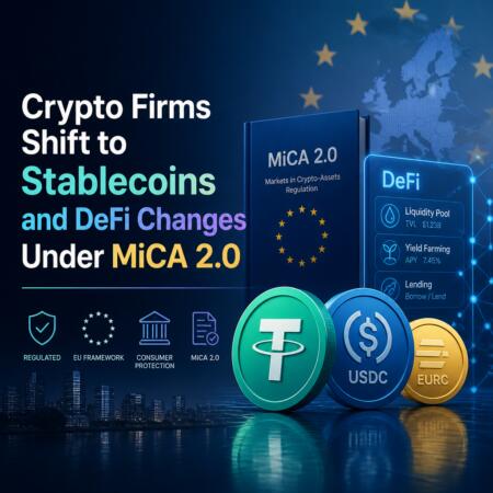 Crypto Firms Shift to Stablecoins and DeFi Changes Under MiCA 2.0 Crypto Firms Shift To Stablecoins And Defi Changes Under Mica 2.0