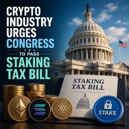 Crypto Industry Urges Congress To Pass Staking Tax Bill