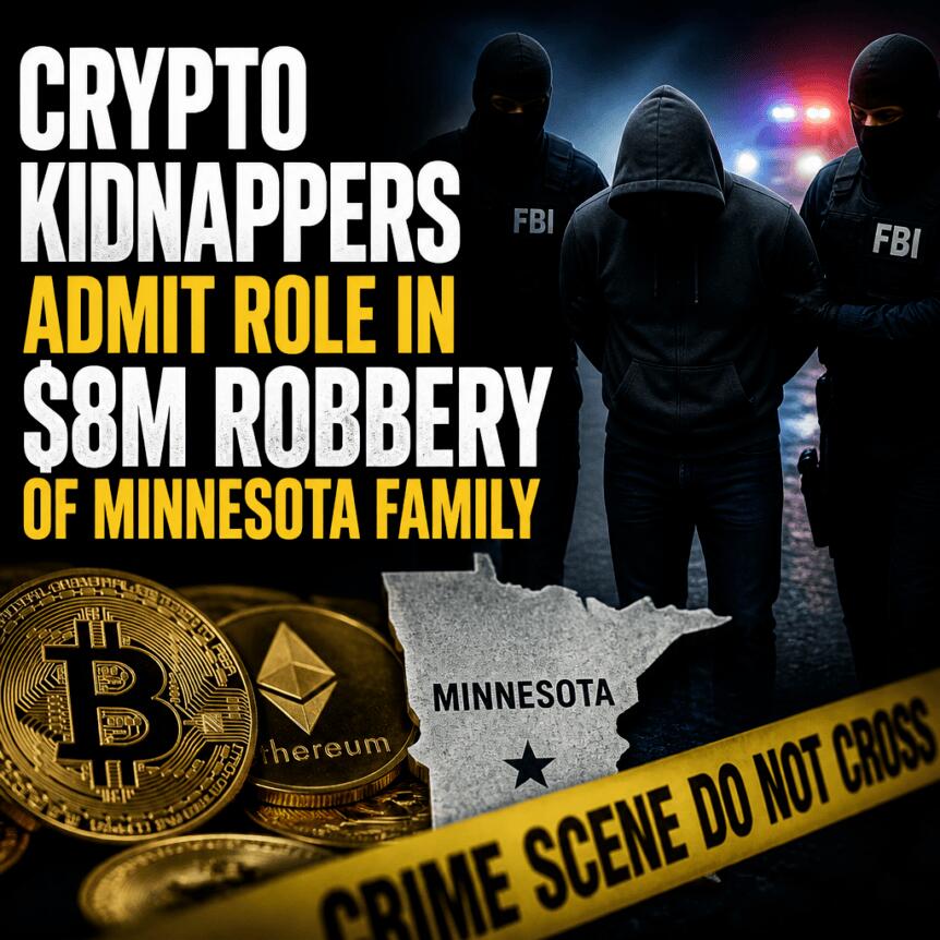 Crypto Kidnappers Admit Role in $8M Robbery of Minnesota Family Crypto Kidnappers Admit Role In $8m Robbery Of Minnesota Family