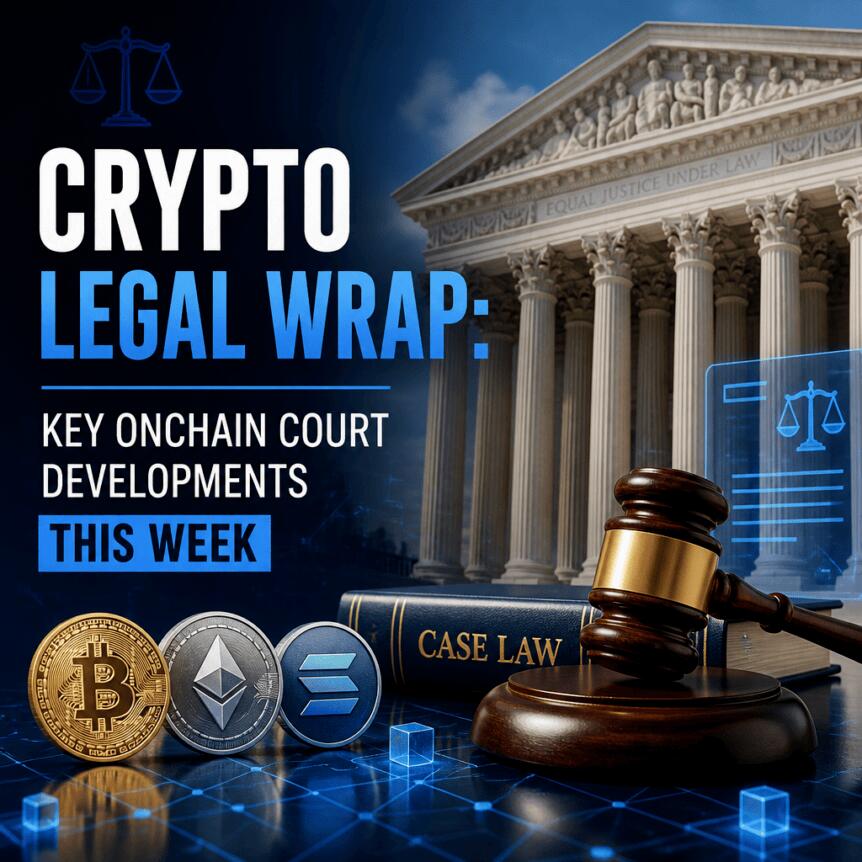 Crypto Legal Wrap: Key Onchain Court Developments This Week Crypto Legal Wrap: Key Onchain Court Developments This Week