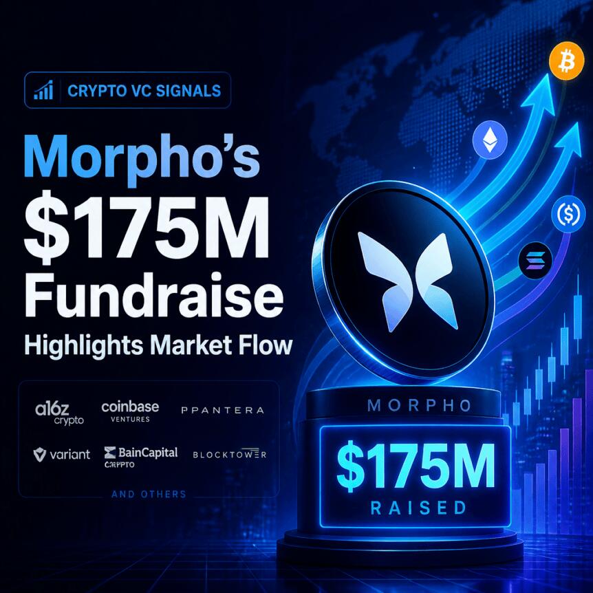 Crypto VC Signals: Morpho’s $175M Fundraise Highlights Market Flow Crypto Vc Signals: Morpho’s $175m Fundraise Highlights Market Flow