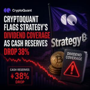 Cryptoquant Flags Strategy’s Dividend Coverage As Cash Reserves Drop 38%