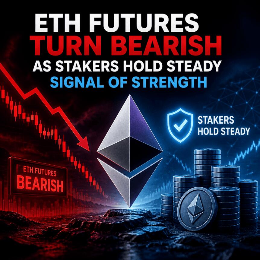 Eth Futures Turn Bearish As Stakers Hold Steady Signal Of Strength