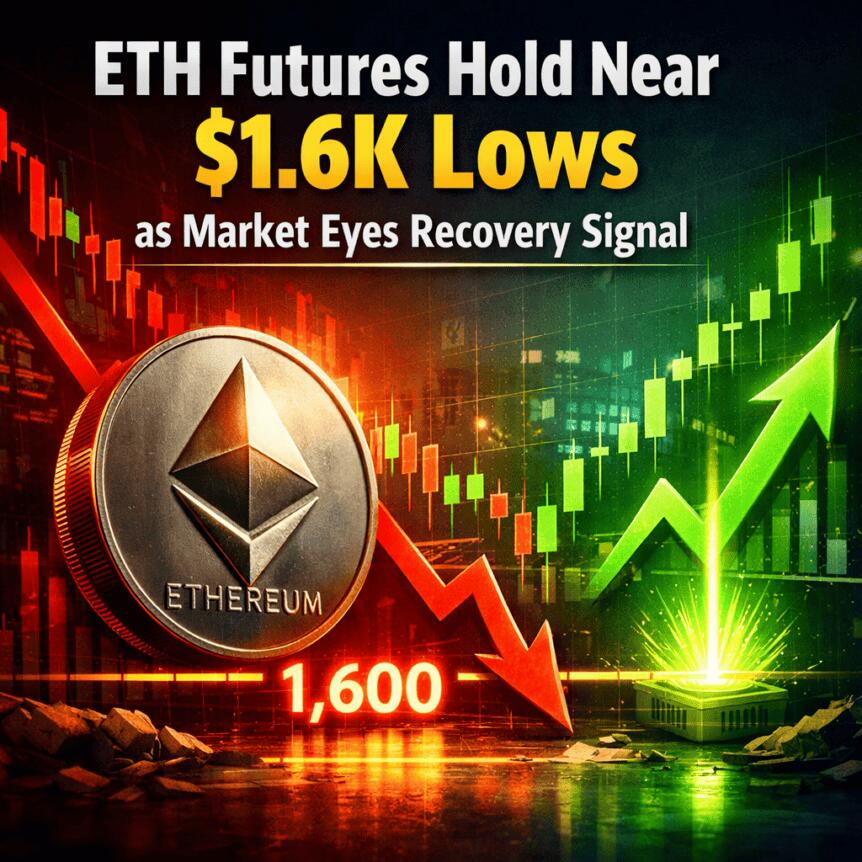 ETH futures hold near $1.6k lows as market eyes recovery signal Eth Futures Hold Near $1.6k Lows As Market Eyes Recovery Signal