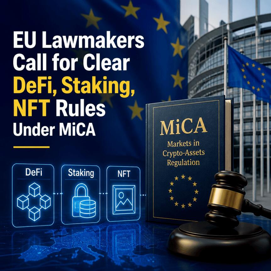 Eu Lawmakers Call For Clear Defi, Staking, Nft Rules Under Mica