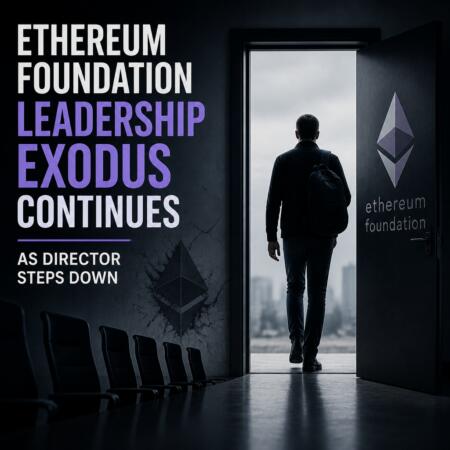 Ethereum Foundation Leadership Exodus Continues as Director Steps Down Ethereum Foundation Leadership Exodus Continues As Director Steps Down