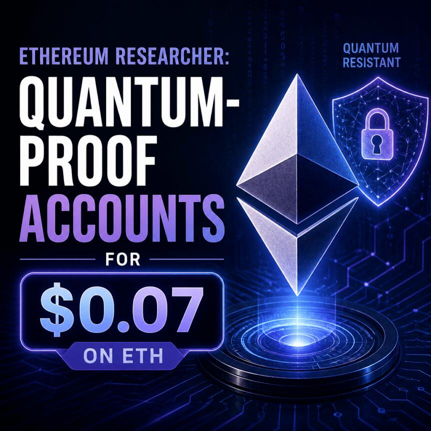 Ethereum Researcher: Quantum-Proof Accounts for $0.07 on ETH