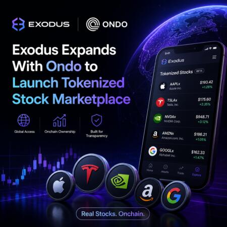 Exodus Expands With Ondo to Launch Tokenized Stock Marketplace Exodus Expands With Ondo To Launch Tokenized Stock Marketplace