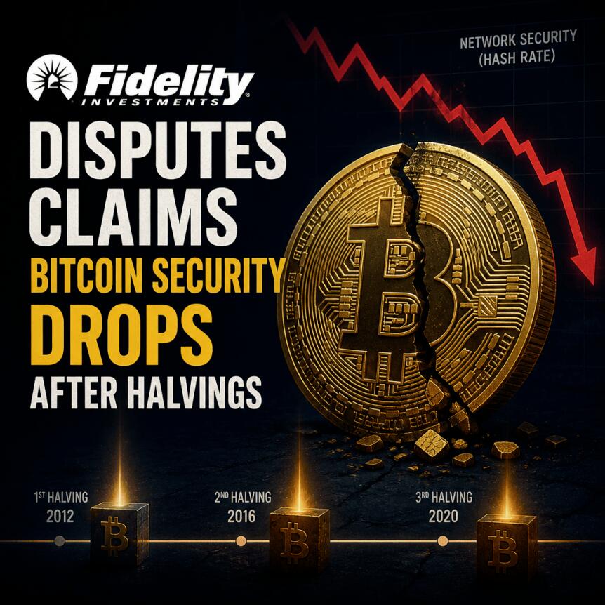 Fidelity Disputes Claims Bitcoin Security Drops After Halvings