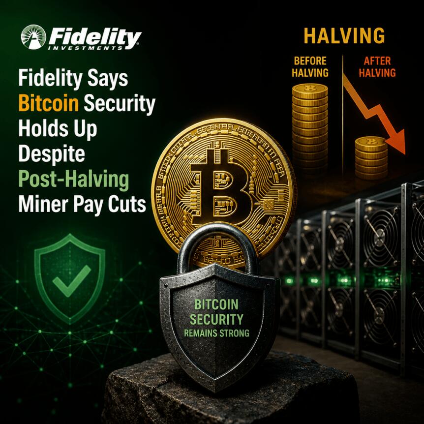 Fidelity Says Bitcoin Security Holds Up Despite Post-Halving Miner Pay Cuts
