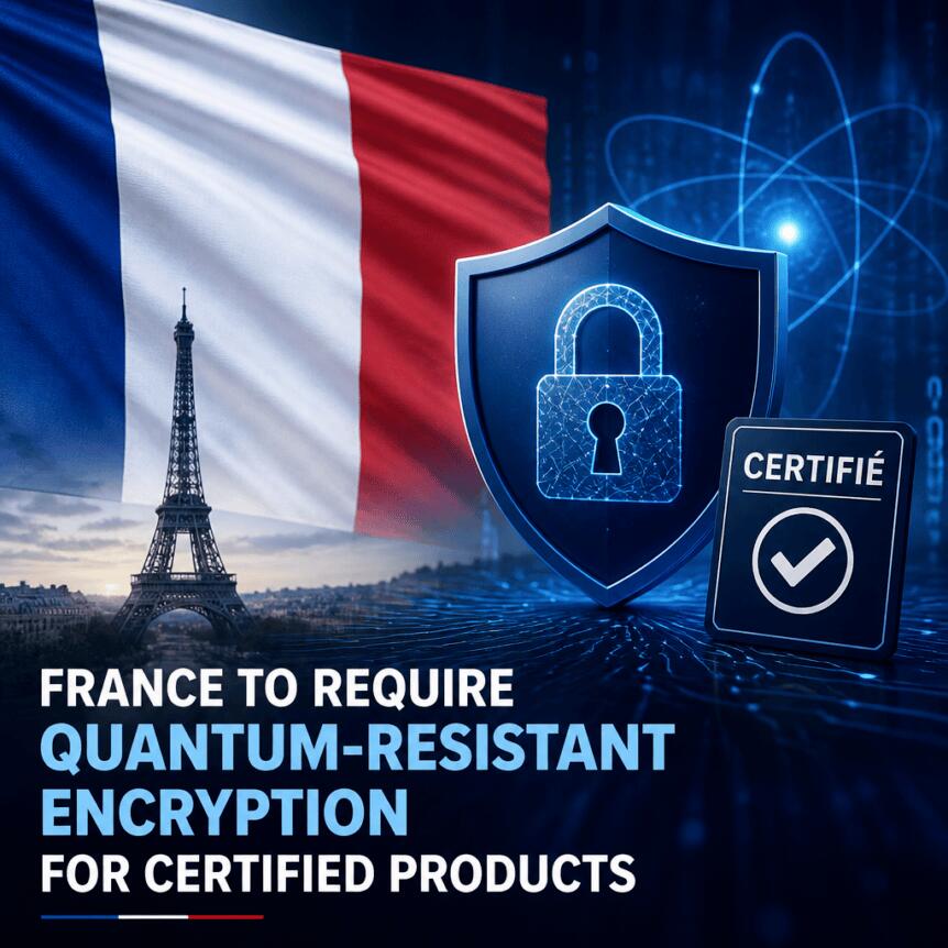 France to require quantum-resistant encryption for certified products