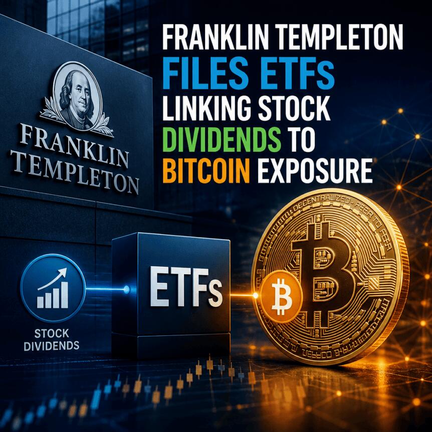 Franklin Templeton Files ETFs Linking Stock Dividends to Bitcoin Exposure Franklin Templeton Files Etfs Linking Stock Dividends To Bitcoin Exposure
