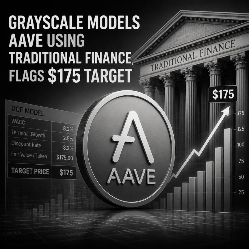 Grayscale Models AAVE Using Traditional Finance, Flags $175 Target Grayscale Models Aave Using Traditional Finance, Flags $175 Target