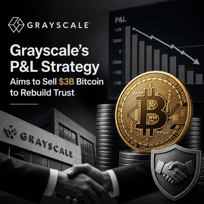 Grayscale’s P&l Strategy Aims To Sell $3b Bitcoin To Rebuild Trust