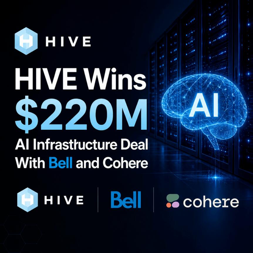 Hive Wins $220m Ai Infrastructure Deal With Bell And Cohere