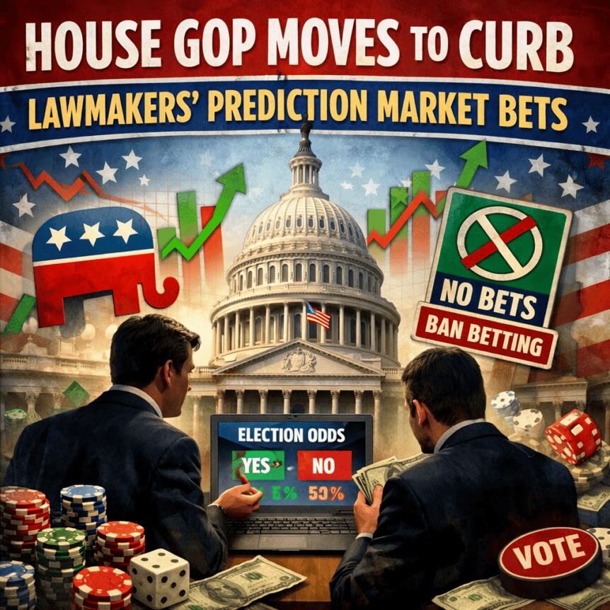 House Gop Moves To Curb Lawmakers' Prediction Market Bets