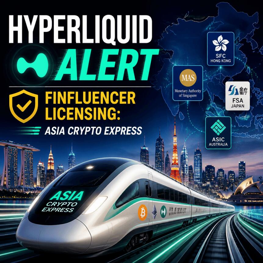 Hyperliquid Alert and FinFluencer Licensing: Asia Crypto Express