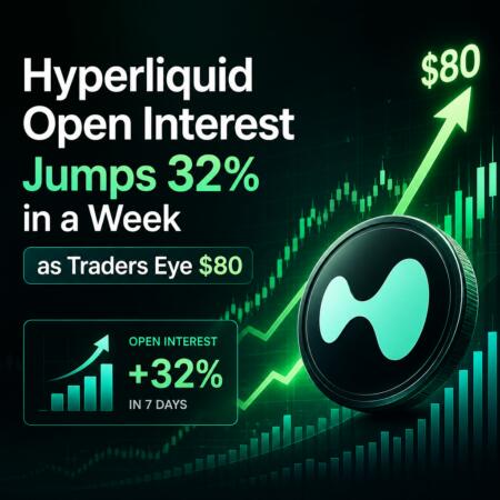 Hyperliquid Open Interest Jumps 32% In A Week As Traders Eye $80