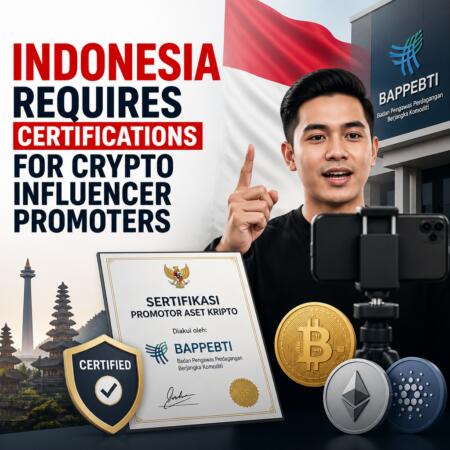 Indonesia Requires Certifications For Crypto Influencer Promoters