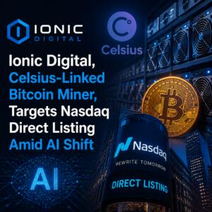 Ionic Digital, Celsius-Linked Bitcoin Miner, Targets Nasdaq Direct Listing Amid Ai Shift