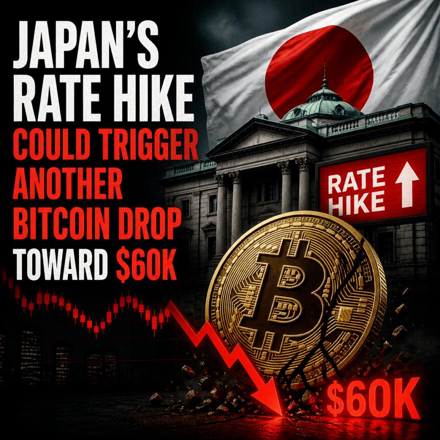Japan’s Rate Hike Could Trigger Another Bitcoin Drop Toward $60k