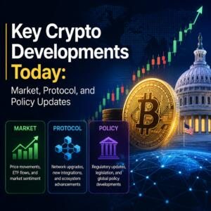 Key Crypto Developments Today: Market, Protocol, and Policy Updates Key Crypto Developments Today: Market, Protocol, And Policy Updates