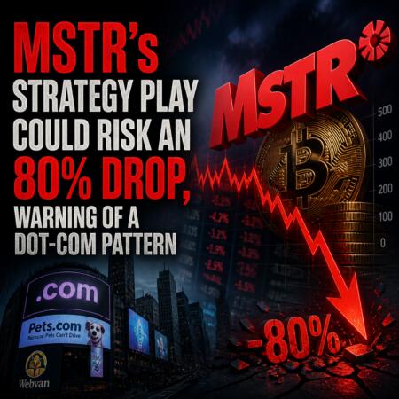 MSTR’s Strategy Play Could Risk an 80% Drop, Warning of a Dot-Com Pattern Mstr’s Strategy Play Could Risk An 80% Drop, Warning Of A Dot-Com Pattern