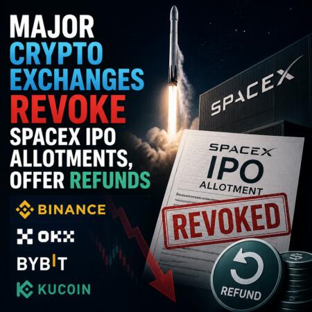 Major Crypto Exchanges Revoke SpaceX IPO Allotments, Offer Refunds Major Crypto Exchanges Revoke Spacex Ipo Allotments, Offer Refunds