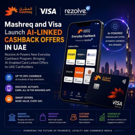 Mashreq and Visa Launch AI-Linked Cashback Offers in UAE Mashreq And Visa Launch Ai-Linked Cashback Offers In Uae
