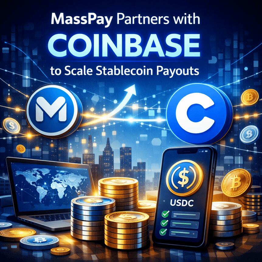 MassPay Partners with Coinbase to Scale Stablecoin Payouts Masspay Partners With Coinbase To Scale Stablecoin Payouts