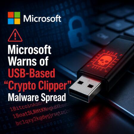 Microsoft Warns of USB-Based “Crypto Clipper” Malware Spread Microsoft Warns Of Usb-Based “crypto Clipper” Malware Spread