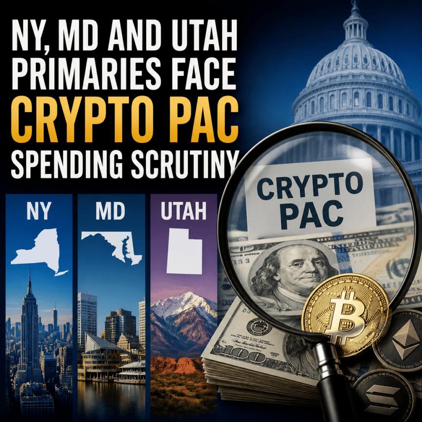 NY, MD and Utah Primaries Face Crypto PAC Spending Scrutiny Ny, Md And Utah Primaries Face Crypto Pac Spending Scrutiny
