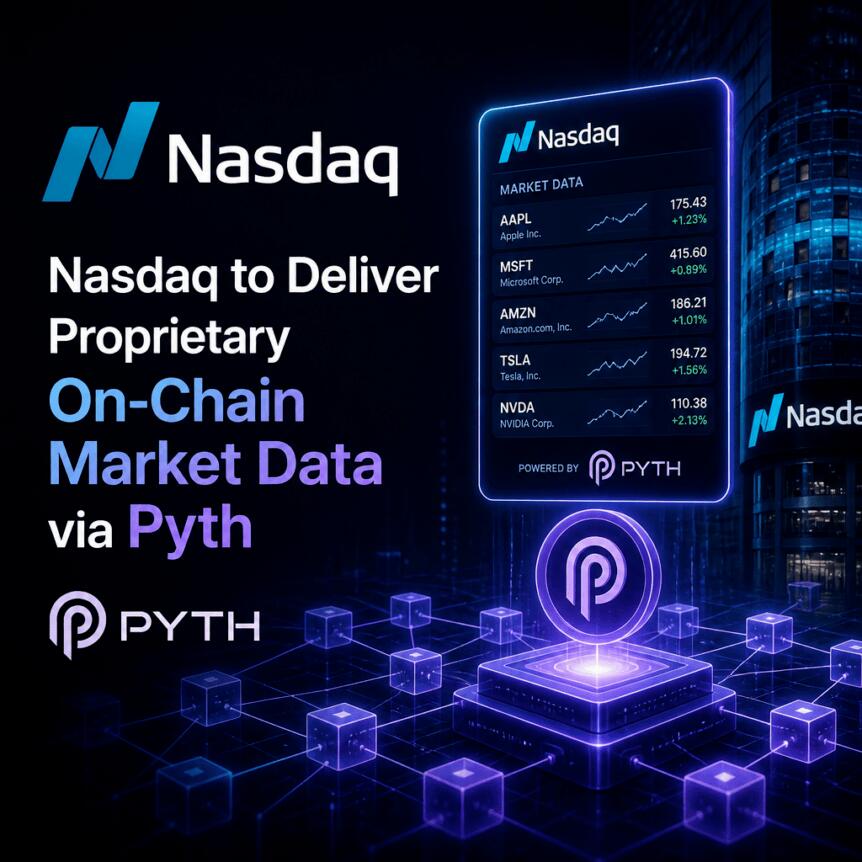 Nasdaq To Deliver Proprietary On-Chain Market Data Via Pyth
