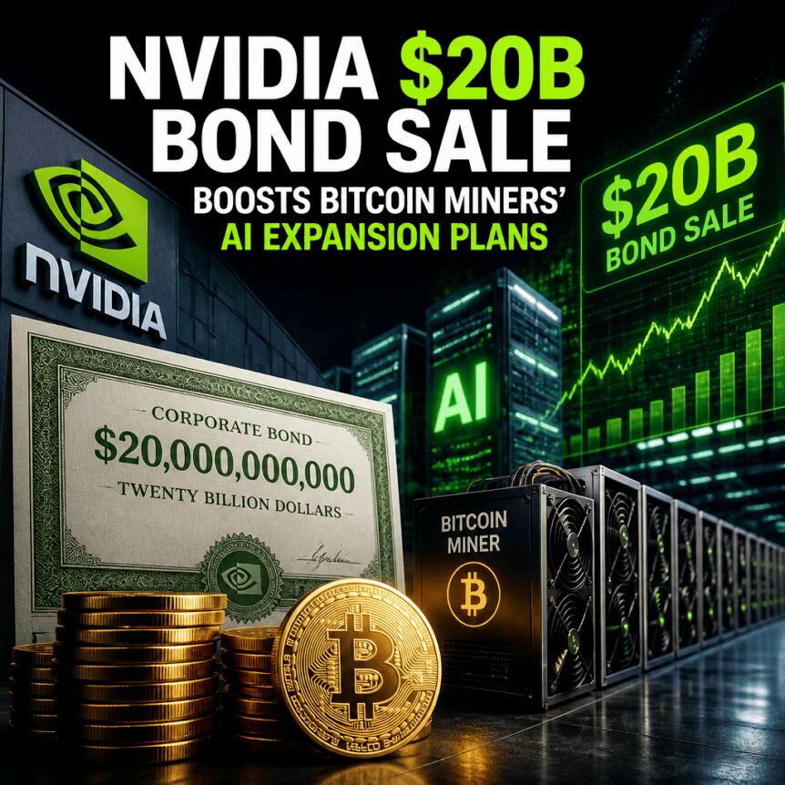 Nvidia $20b Bond Sale Boosts Bitcoin Miners’ Ai Expansion Plans