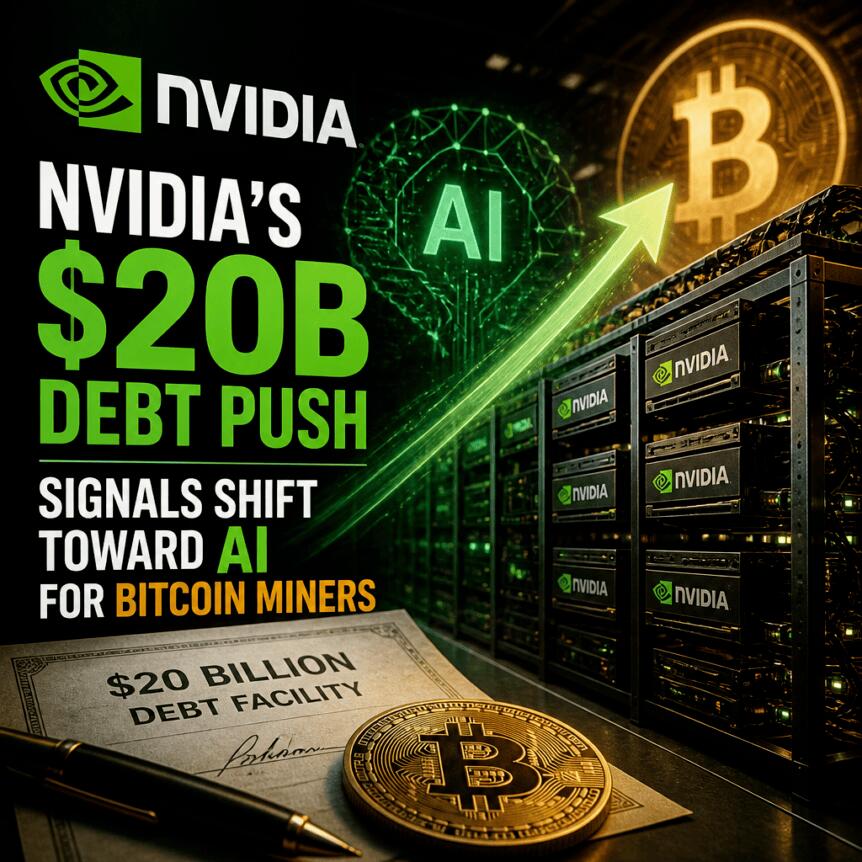 Nvidia’s $20B Debt Push Signals Shift Toward AI for Bitcoin Miners Nvidia’s $20b Debt Push Signals Shift Toward Ai For Bitcoin Miners