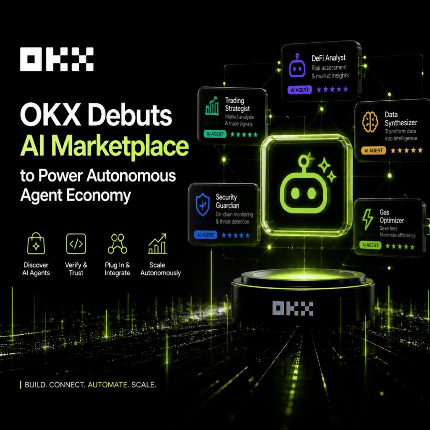 OKX Debuts AI Marketplace to Power Autonomous Agent Economy
