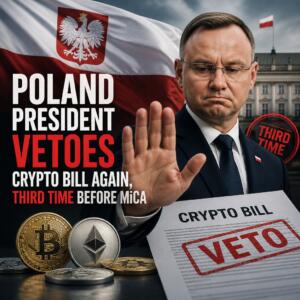 Poland President Vetoes Crypto Bill Again, Third Time Before MiCA Poland President Vetoes Crypto Bill Again, Third Time Before Mica