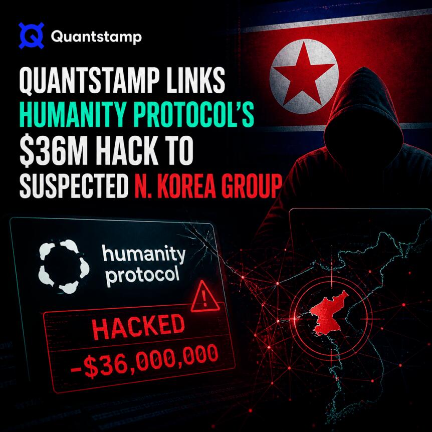 Quantstamp Links Humanity Protocol’s $36M Hack to Suspected N. Korea Group Quantstamp Links Humanity Protocol’s $36m Hack To Suspected N. Korea Group