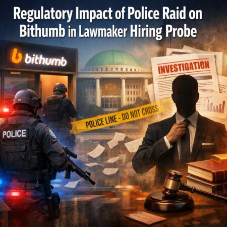 Regulatory Impact Of Police Raid On Bithumb In Lawmaker Hiring Probe