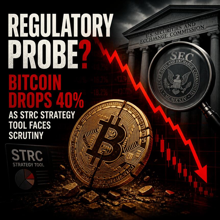 Regulatory Probe? Bitcoin Drops 40% as STRC Strategy Tool Faces Scrutiny Regulatory Probe? Bitcoin Drops 40% As Strc Strategy Tool Faces Scrutiny
