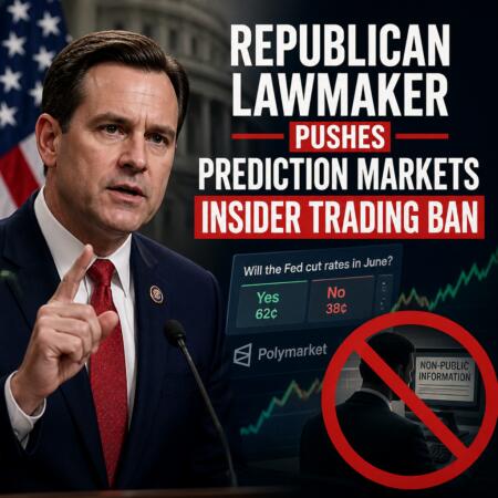 Republican Lawmaker Pushes Prediction Markets Insider Trading Ban