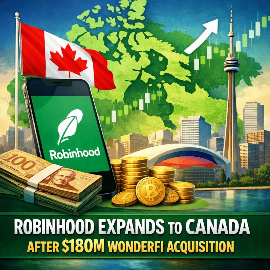 Robinhood Expands To Canada After $180m Wonderfi Acquisition