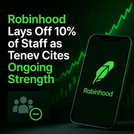 Robinhood Lays Off 10% Of Staff As Tenev Cites Ongoing Strength
