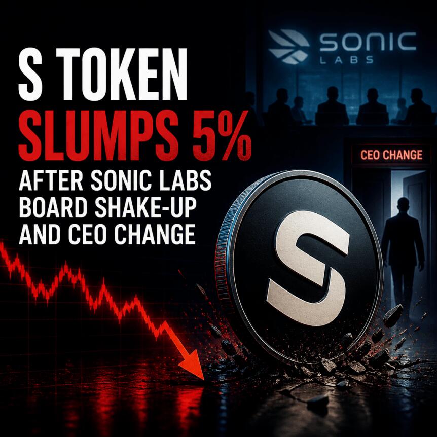 S Token Slumps 5% After Sonic Labs Board Shake-Up and CEO Change