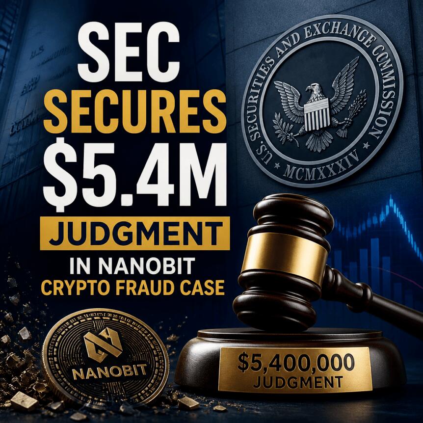 Sec Secures $5.4m Judgment In Nanobit Crypto Fraud Case