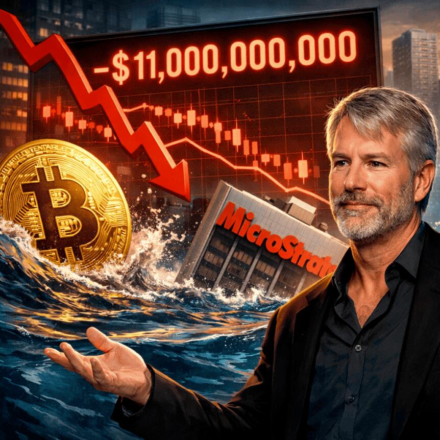 Saylor Downplays Btc Slide As Microstrategy Faces $11b Paper Loss